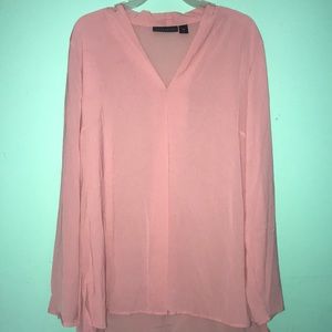 Long Sleeve Flowy Blouse